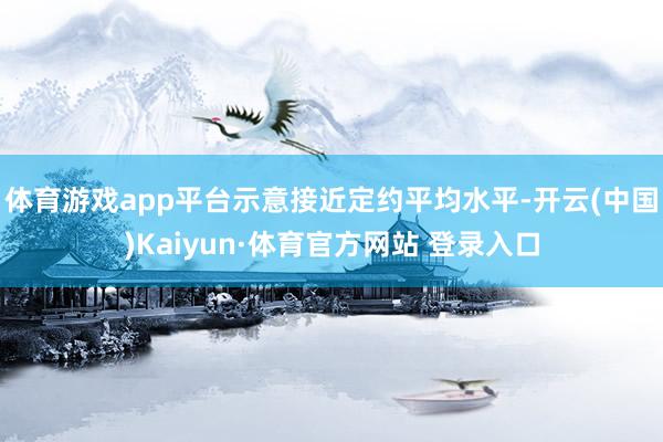 体育游戏app平台示意接近定约平均水平-开云(中国)Kaiyun·体育官方网站 登录入口